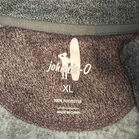 Johnnie-O Reflex Fleece Performance 1/4 Zip Pullover Juniper Size XL - Picture 8 of 10
